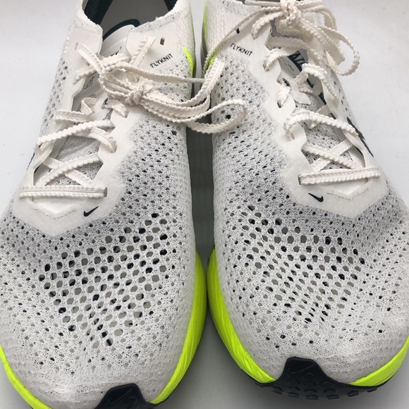 Mens Nike ZoomX Vaporfly Next% FK White/Green FZ4017-100 *Tried on * Sz 11 - Picture 8 of 12